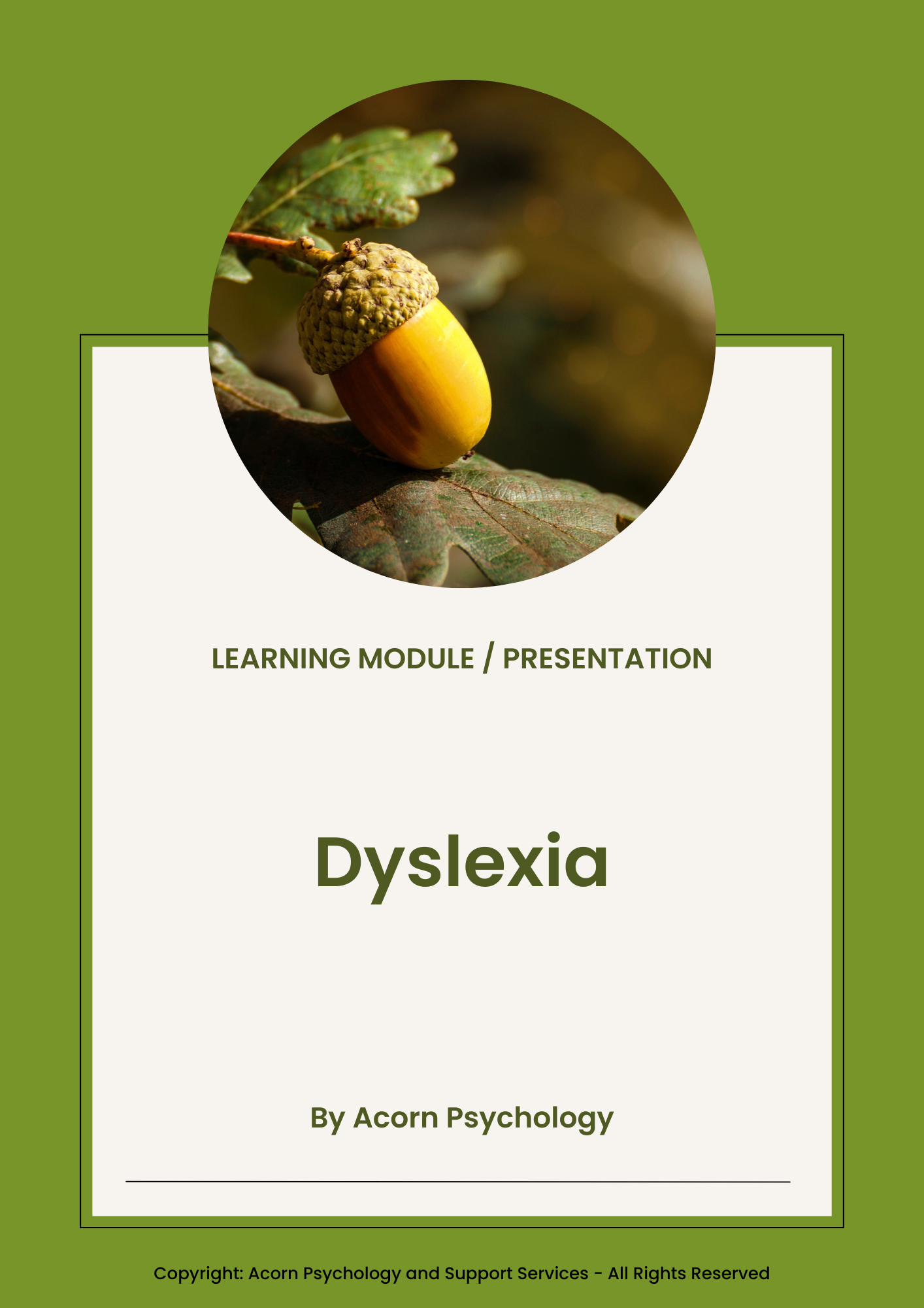 Dyslexia Learning Presentation