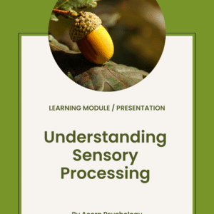 Understanding Sensory Processing Needs